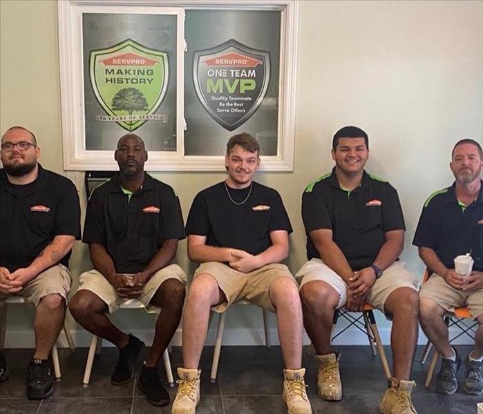 SERVPRO of Vero Beach techs lined up for a group photo