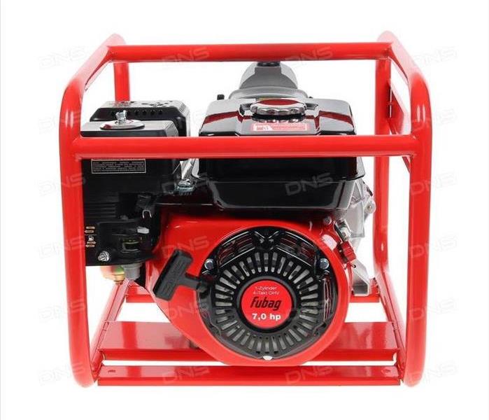 Red and black generator